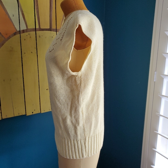 Vintage Yellow Summer Sweater - Picture 5 of 10